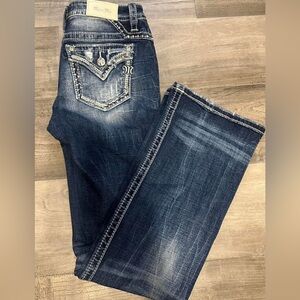 Miss Me Dark Blue Boot Cut Jeans